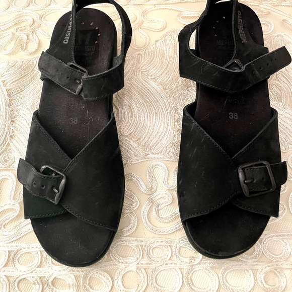 Mephisto Black Sandals never worn - Picture 2 of 10